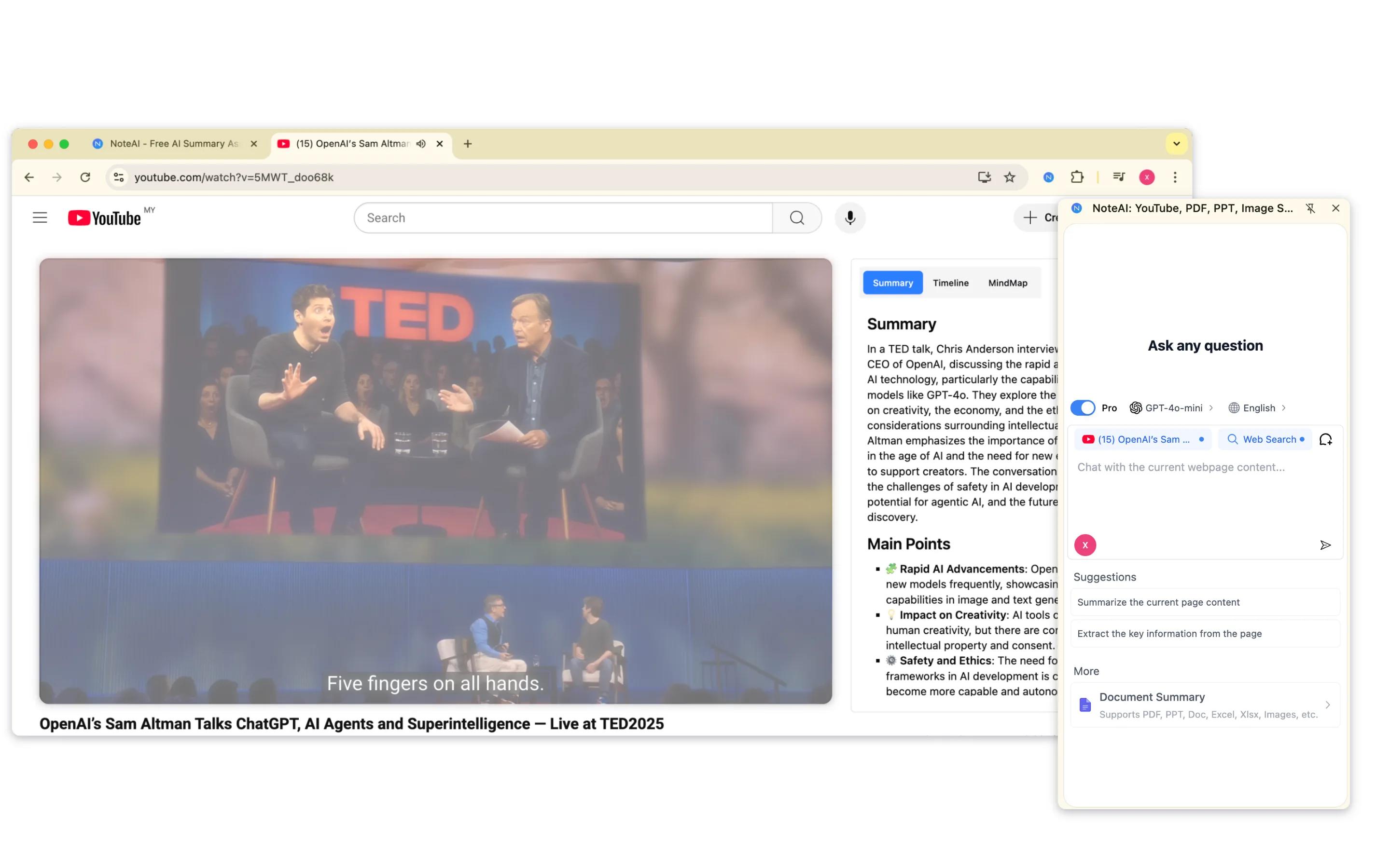 Chrome Extension Feature